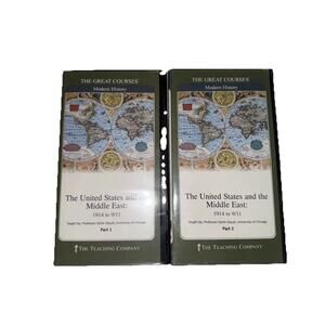 GREAT COURSES DVD The United States and the Middle East 1914 - 9/11 Part 1 & 2